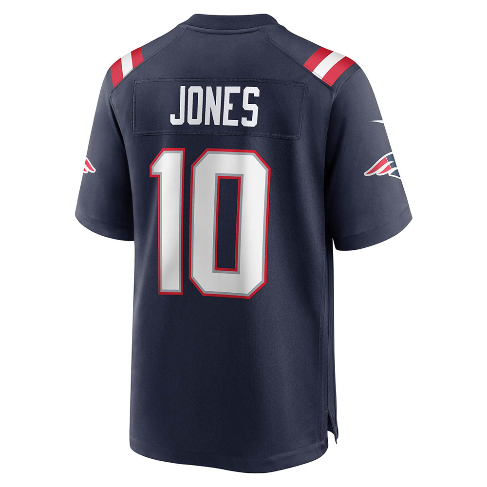 Men's New England Patriots Mac Jones Player Game Jersey Navy