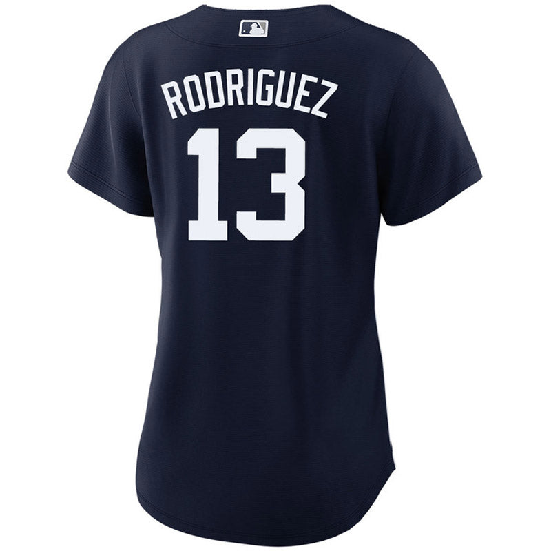 Women's New York Yankees Alex Rodriguez Replica Alternate Jersey - Navy